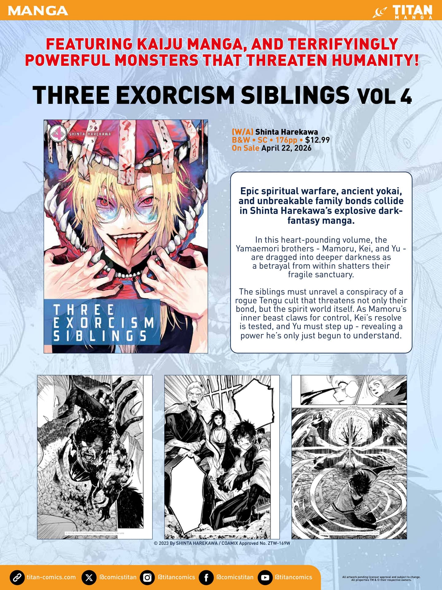 Titan March 2026 Solicits