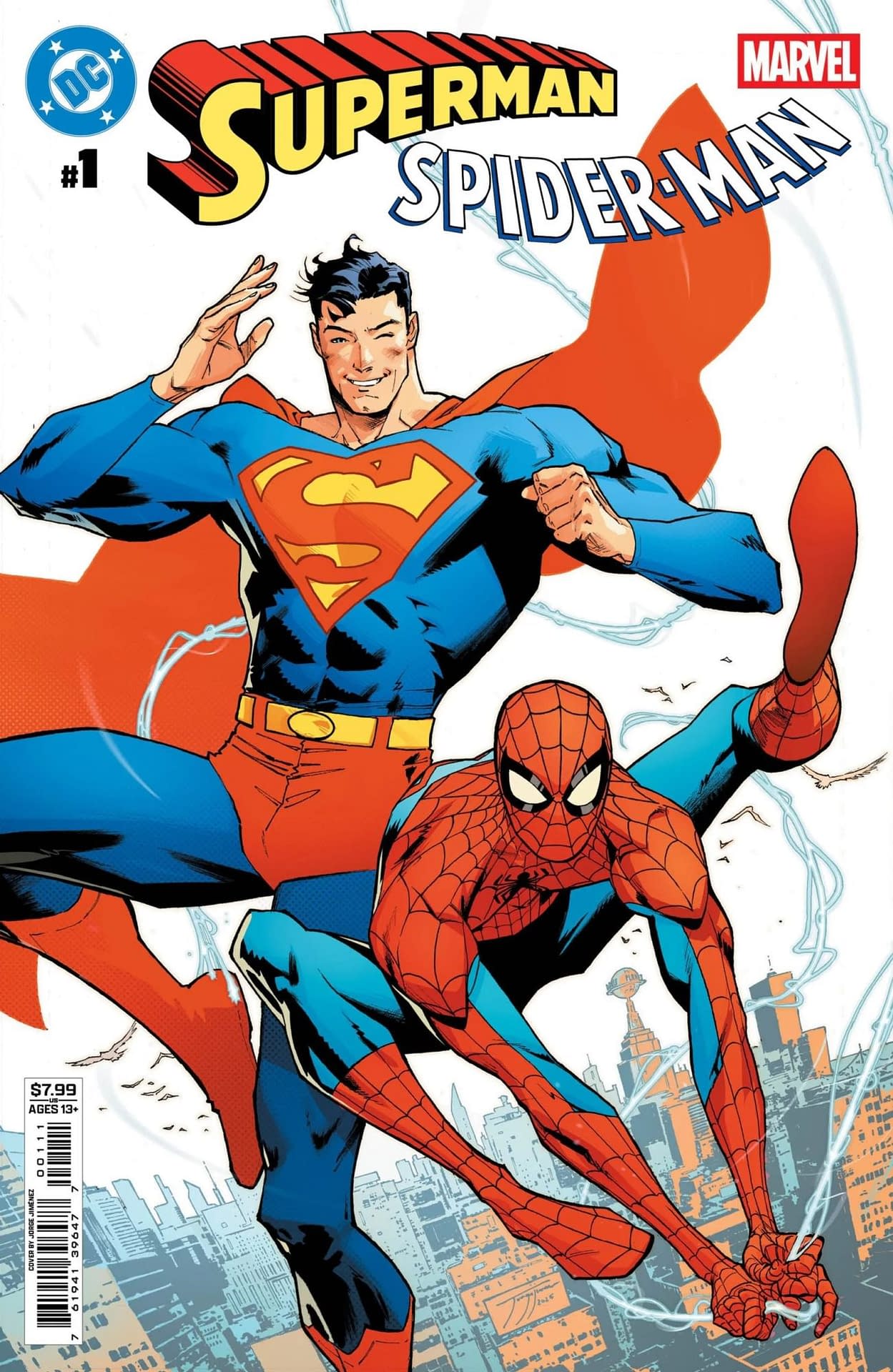 DC Go First With Superman/Spider-Man By Mark Waid and Jorge Jiménez