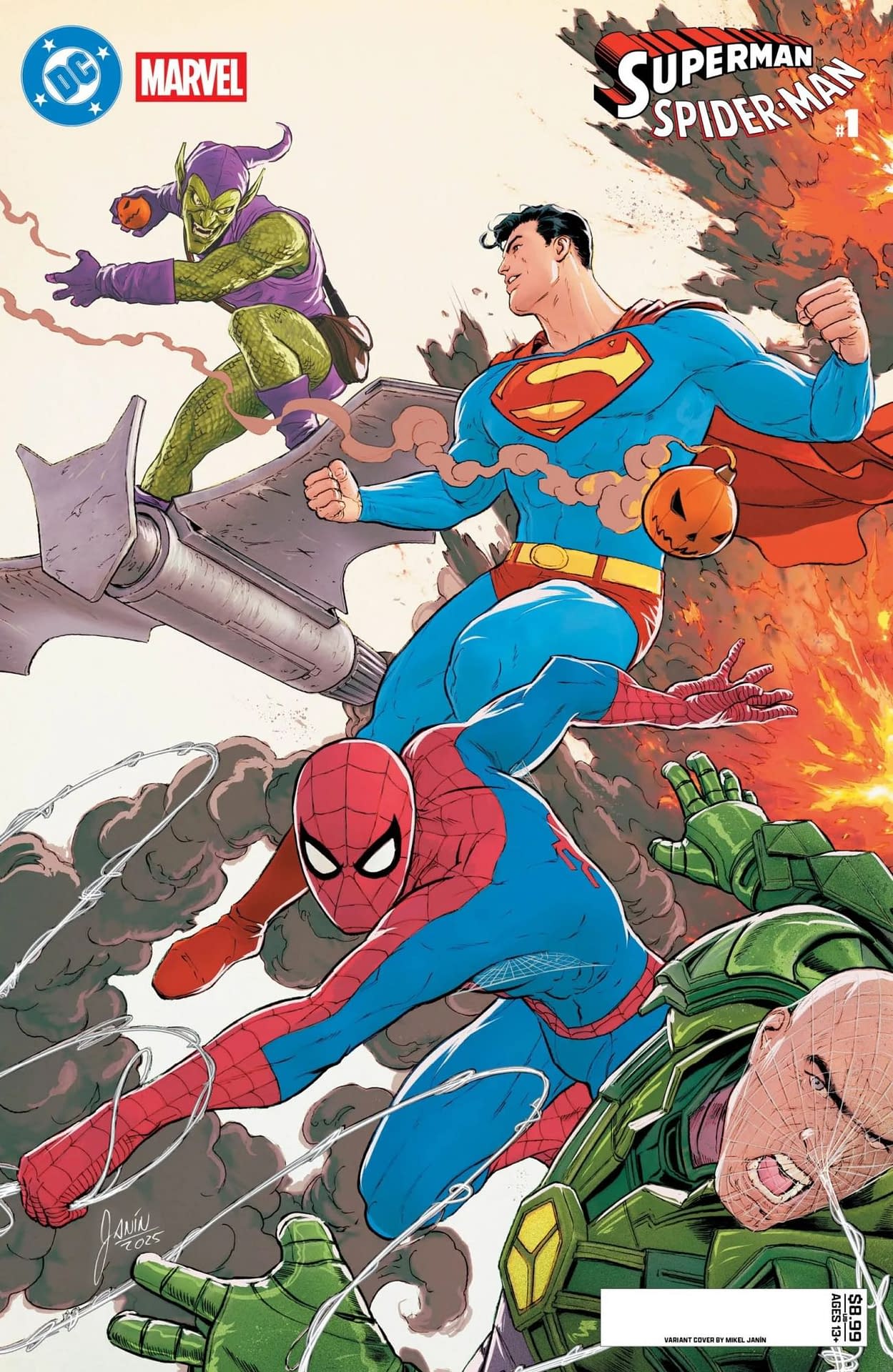DC Go First With Superman/Spider-Man By Mark Waid and Jorge Jiménez