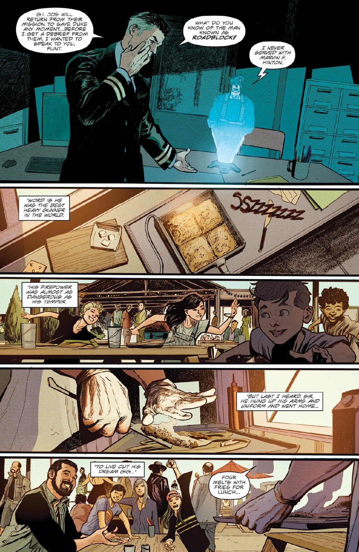 A First Look At The First Appearance Of Roadblock In GI Joe #18 in 2026