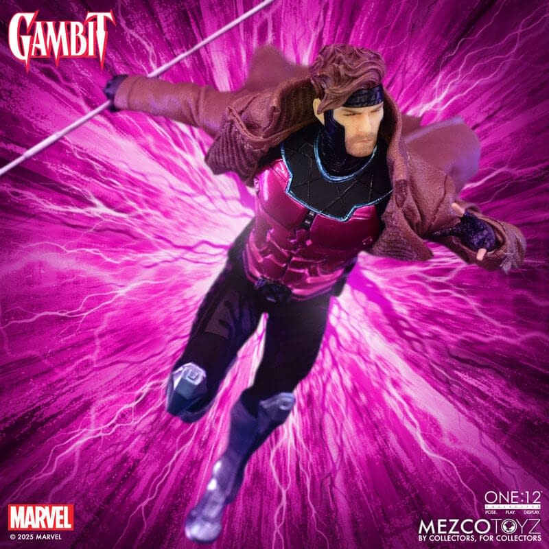 Mezco Toyz Reissues One:12 Collective Marvel Comics Gambit Figure