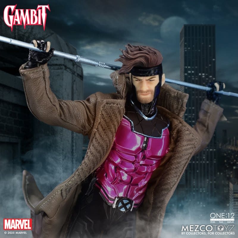 Mezco Toyz Reissues One:12 Collective Marvel Comics Gambit Figure