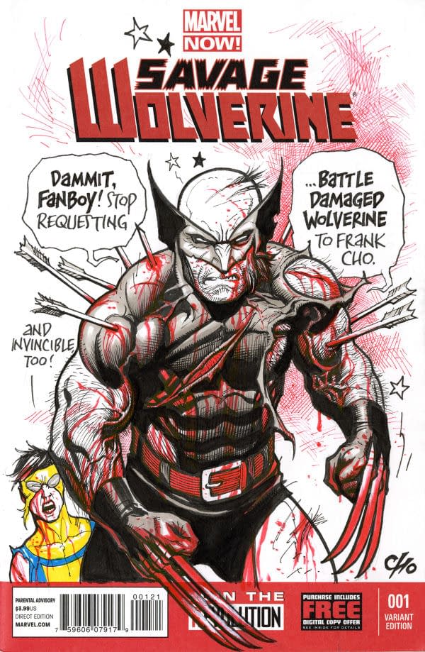 Frank Cho Outrage With Rogue, Wonder Woman, Black Cat And Poison Ivy