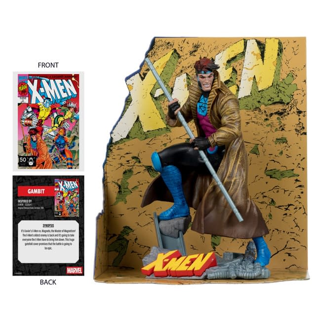 Build Up Your McFarlane Toys X-Men #1 Statue Collection with Gambit