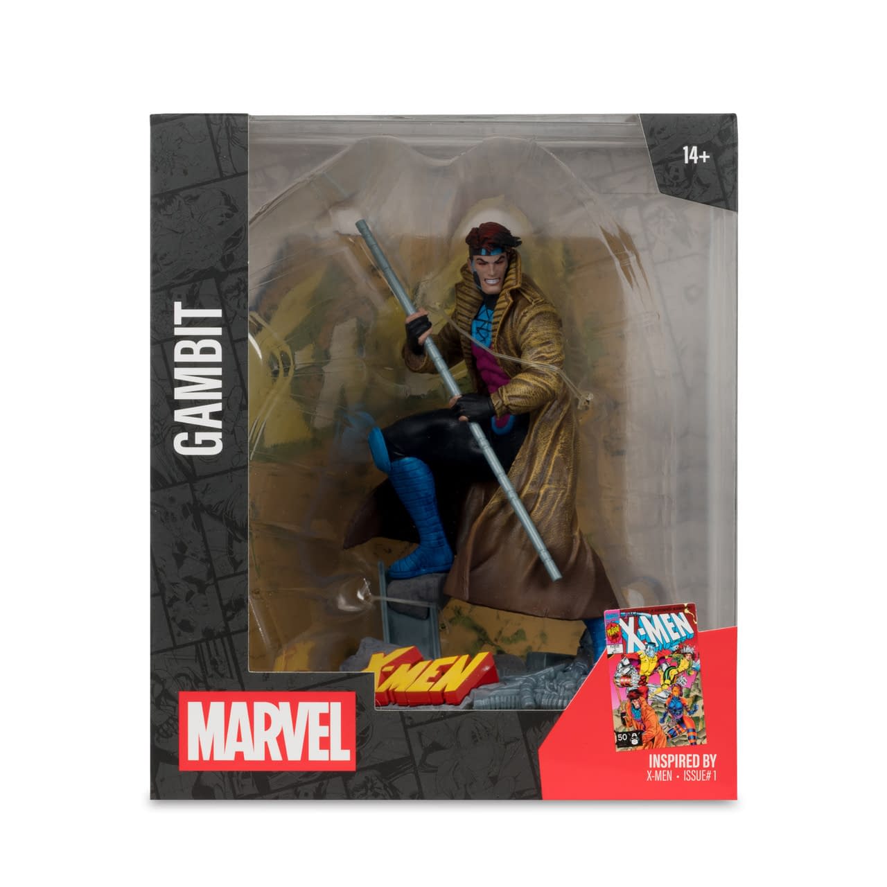 Build Up Your McFarlane Toys X-Men #1 Statue Collection with Gambit