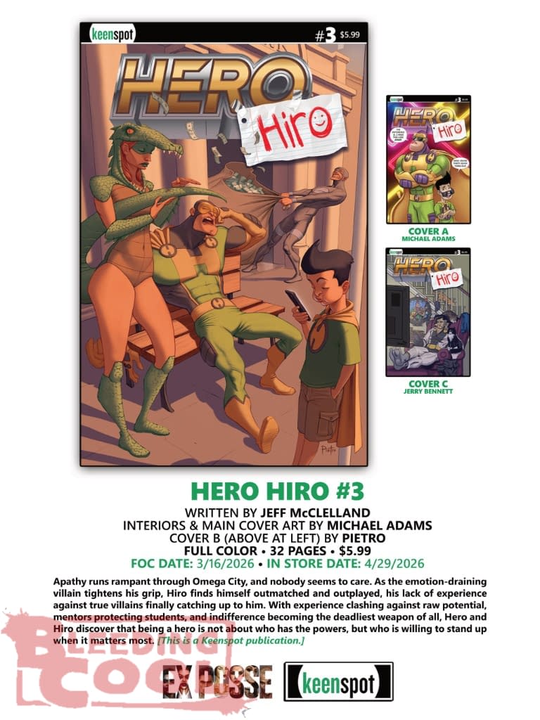 Keenspot Comics April 2026 Solicits and Solicitations