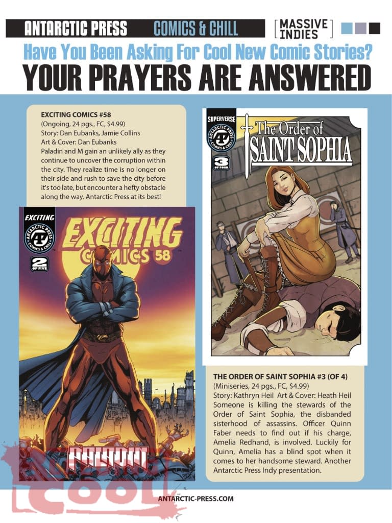 Antarctic Press April 2026 Solicits and Solicitations