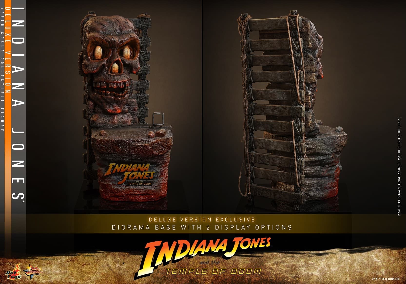 Indiana Jones Goes Deluxe with New Temple of Doom 1/6 Figure