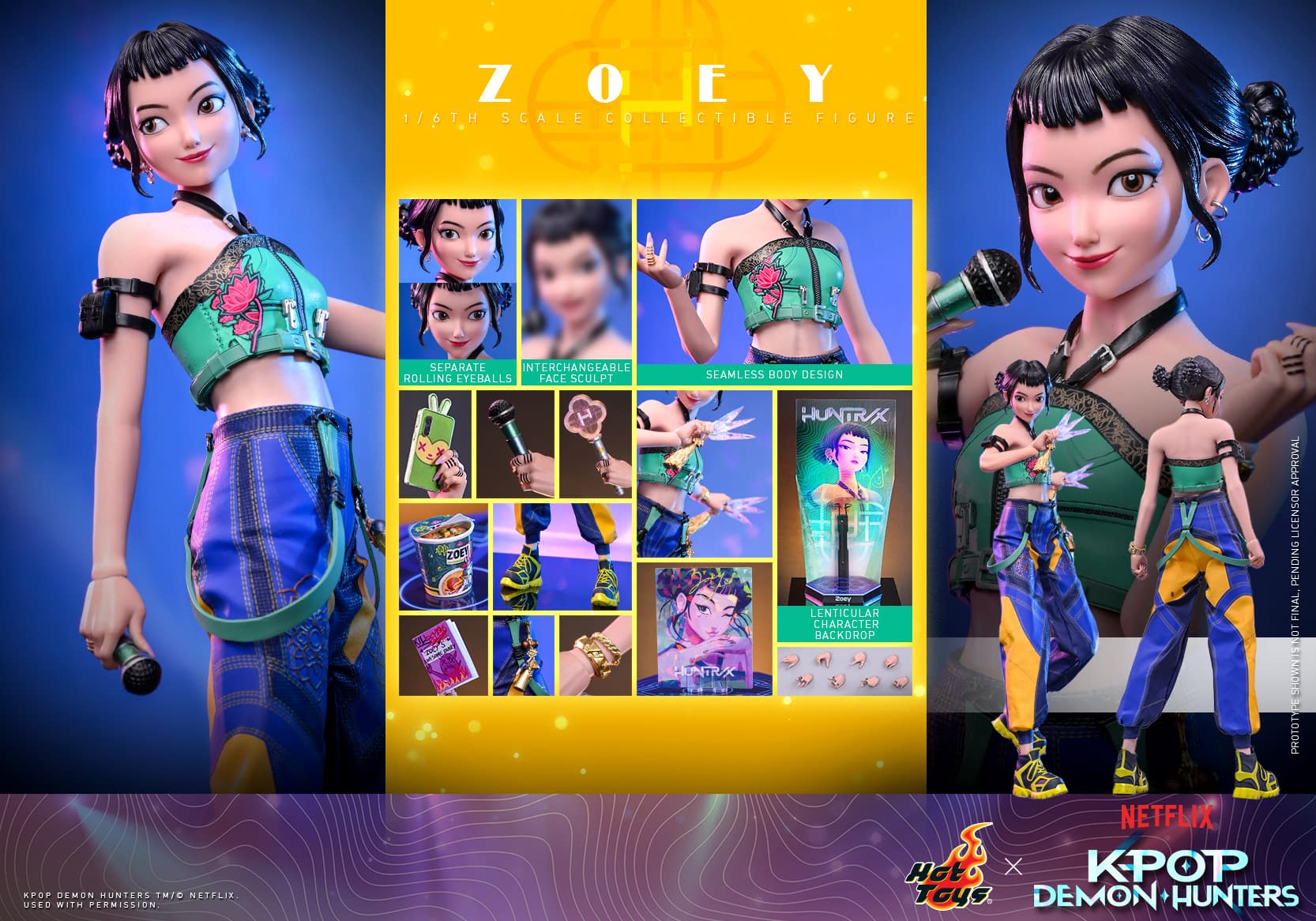 Save the Honmoon with Hot Toys 1/6 KPop Demon Hunters Zoey