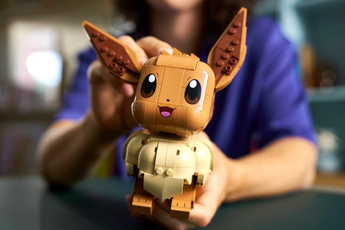 Eevee Comes to LEGO for Their New Pokémon Brick Collection