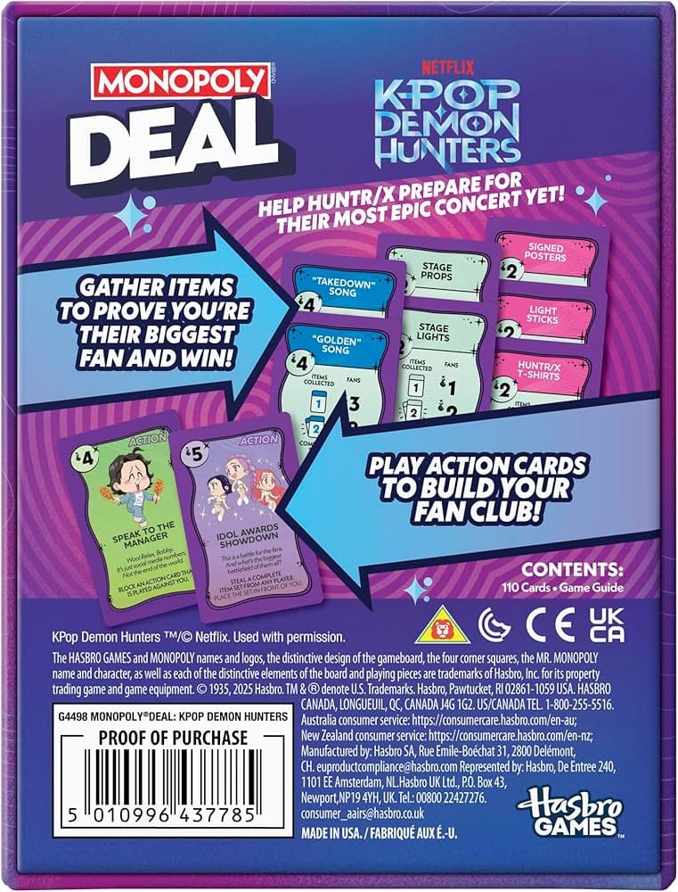 MONOPOLY: KPop Demon Hunters Edition Coming Soon from Hasbro