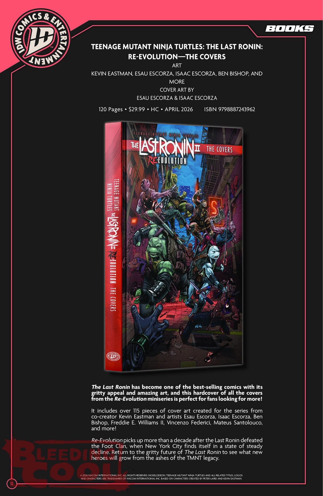 IDW April 2026 Full Solicits