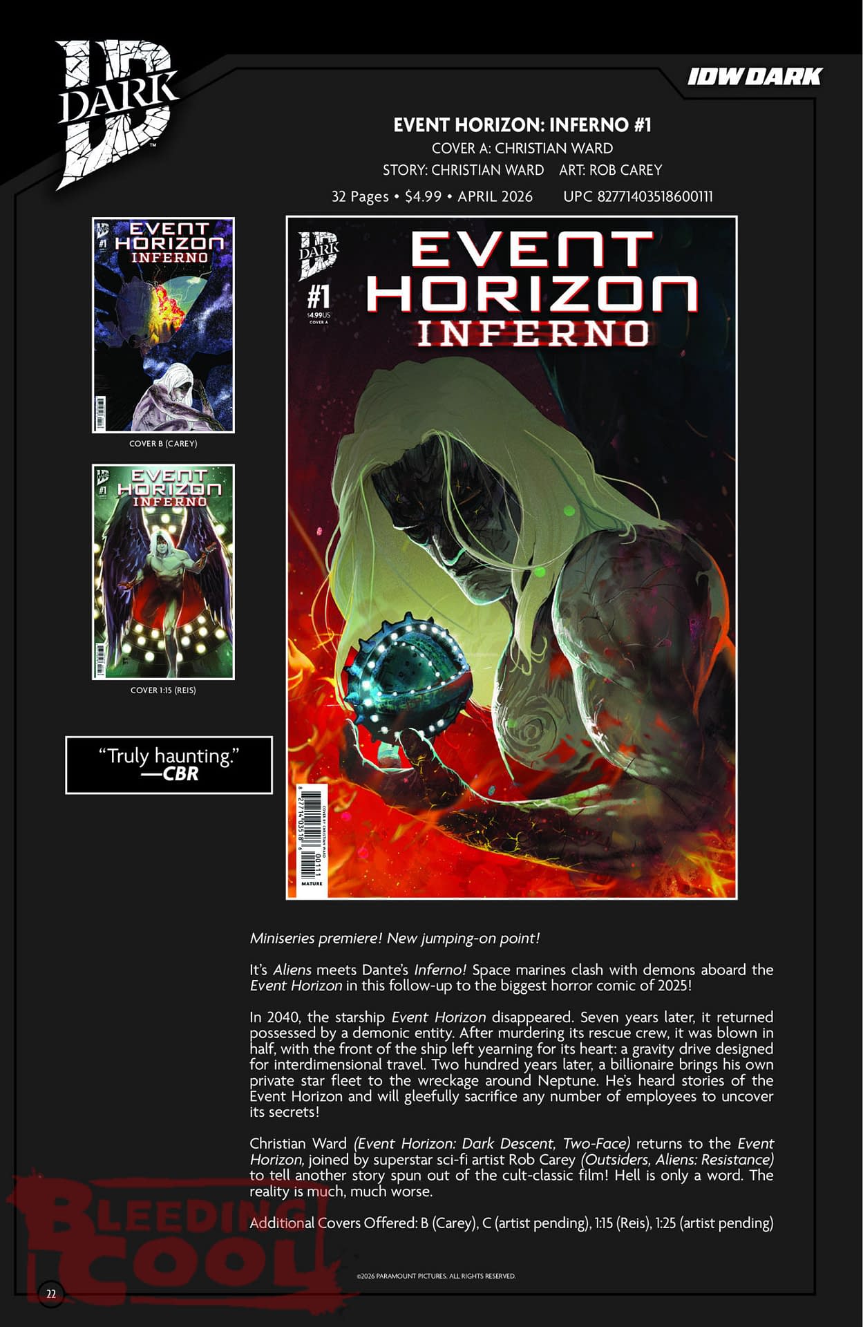 IDW April 2026 Full Solicits