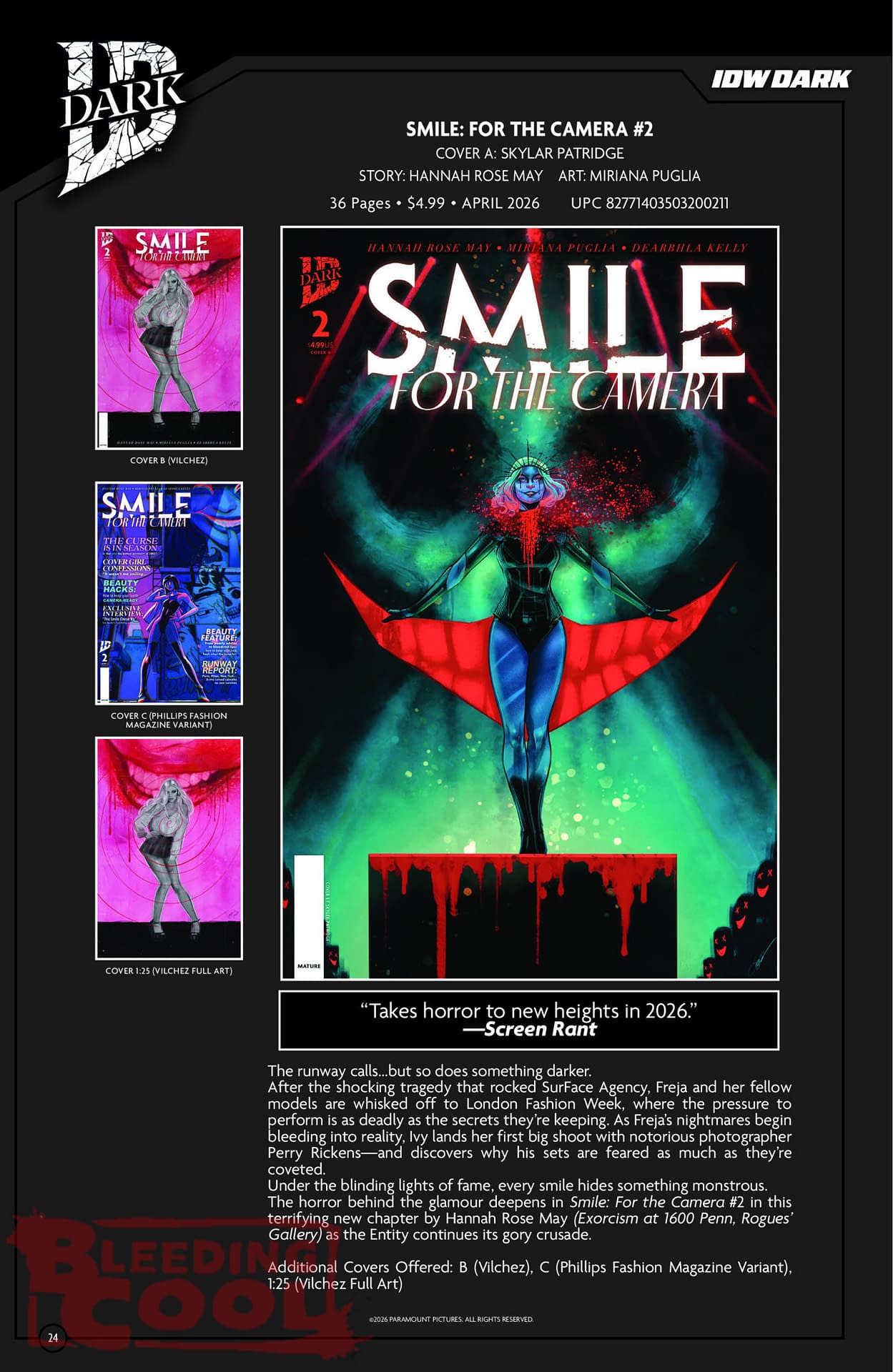 IDW April 2026 Full Solicits