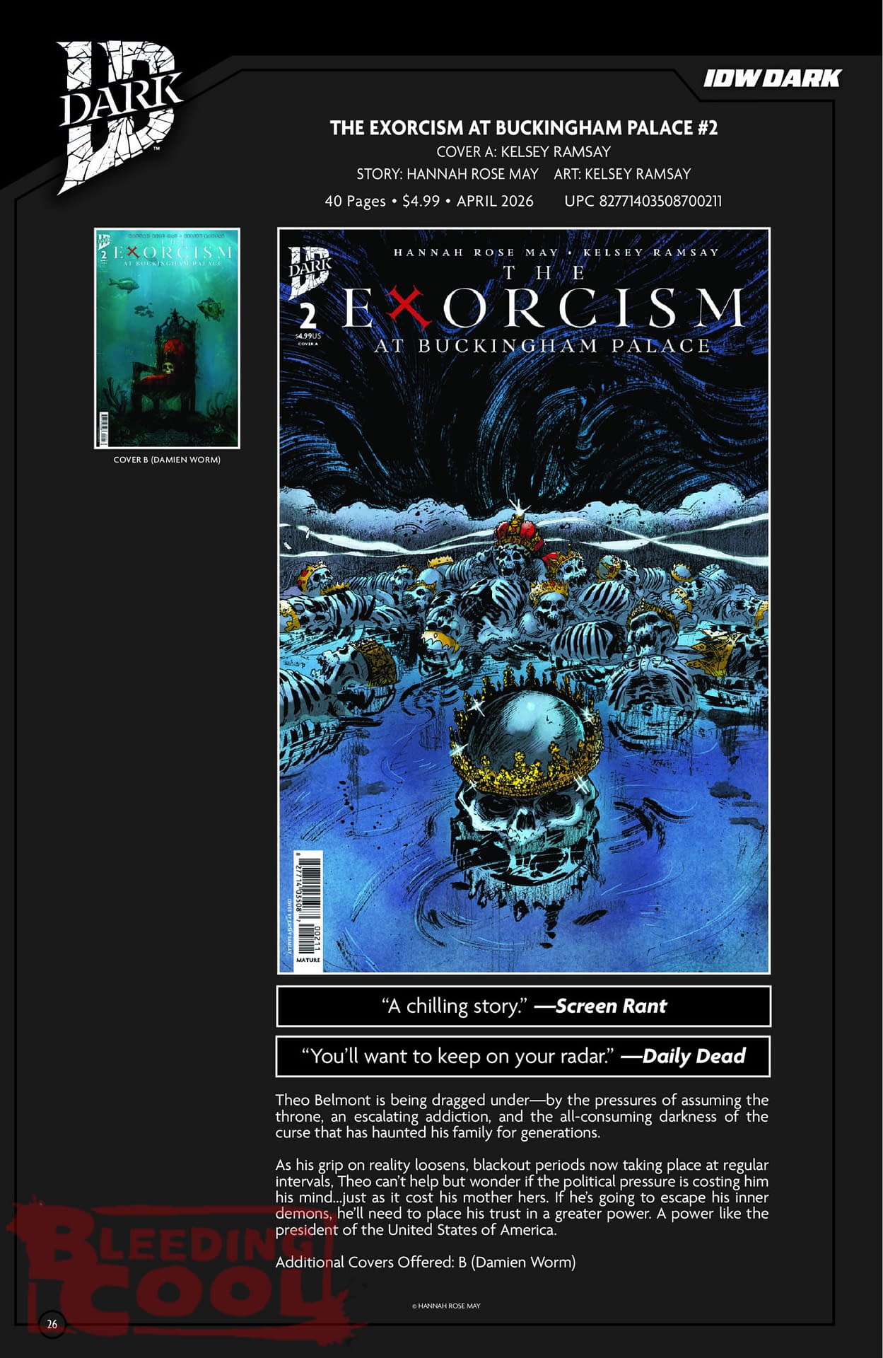 IDW April 2026 Full Solicits