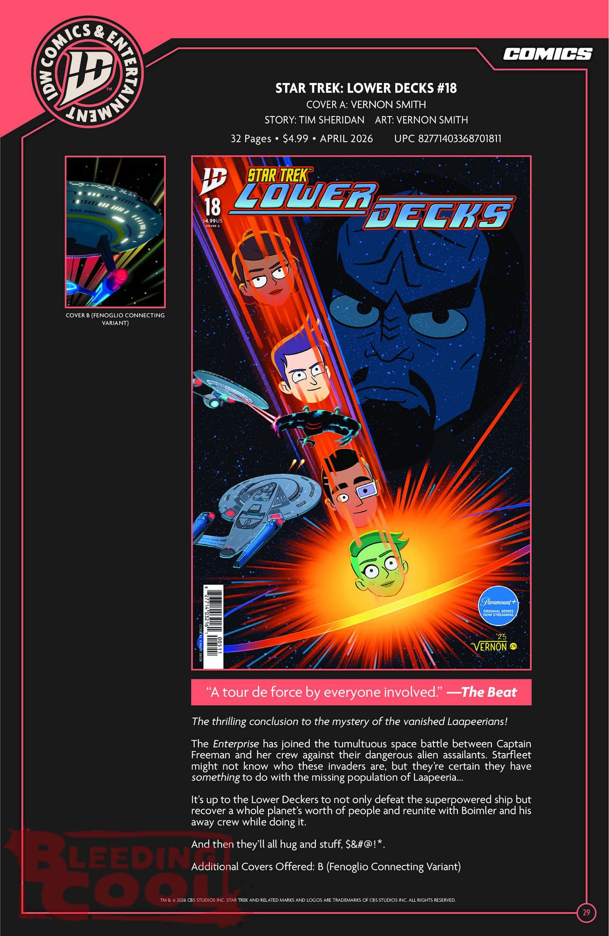 IDW April 2026 Full Solicits