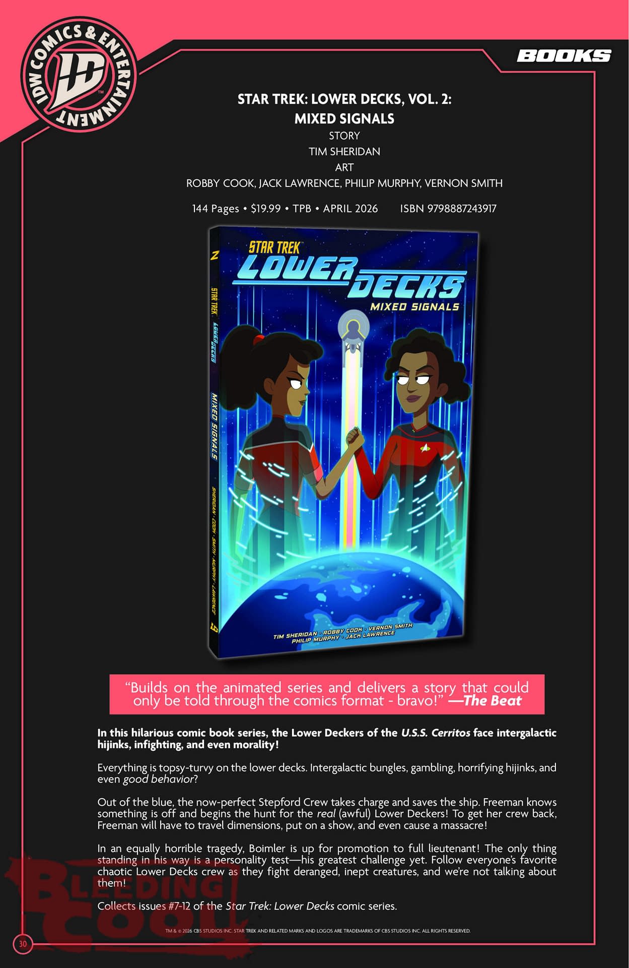 IDW April 2026 Full Solicits