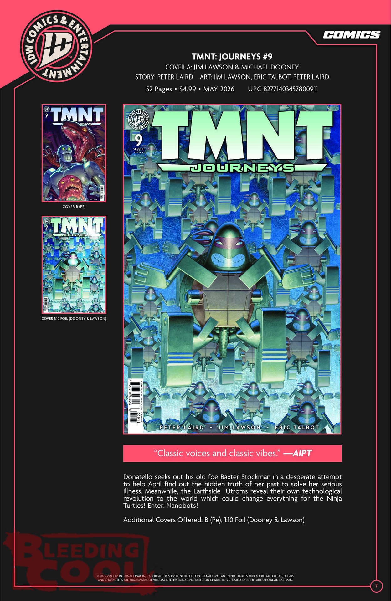 IDW April 2026 Full Solicits