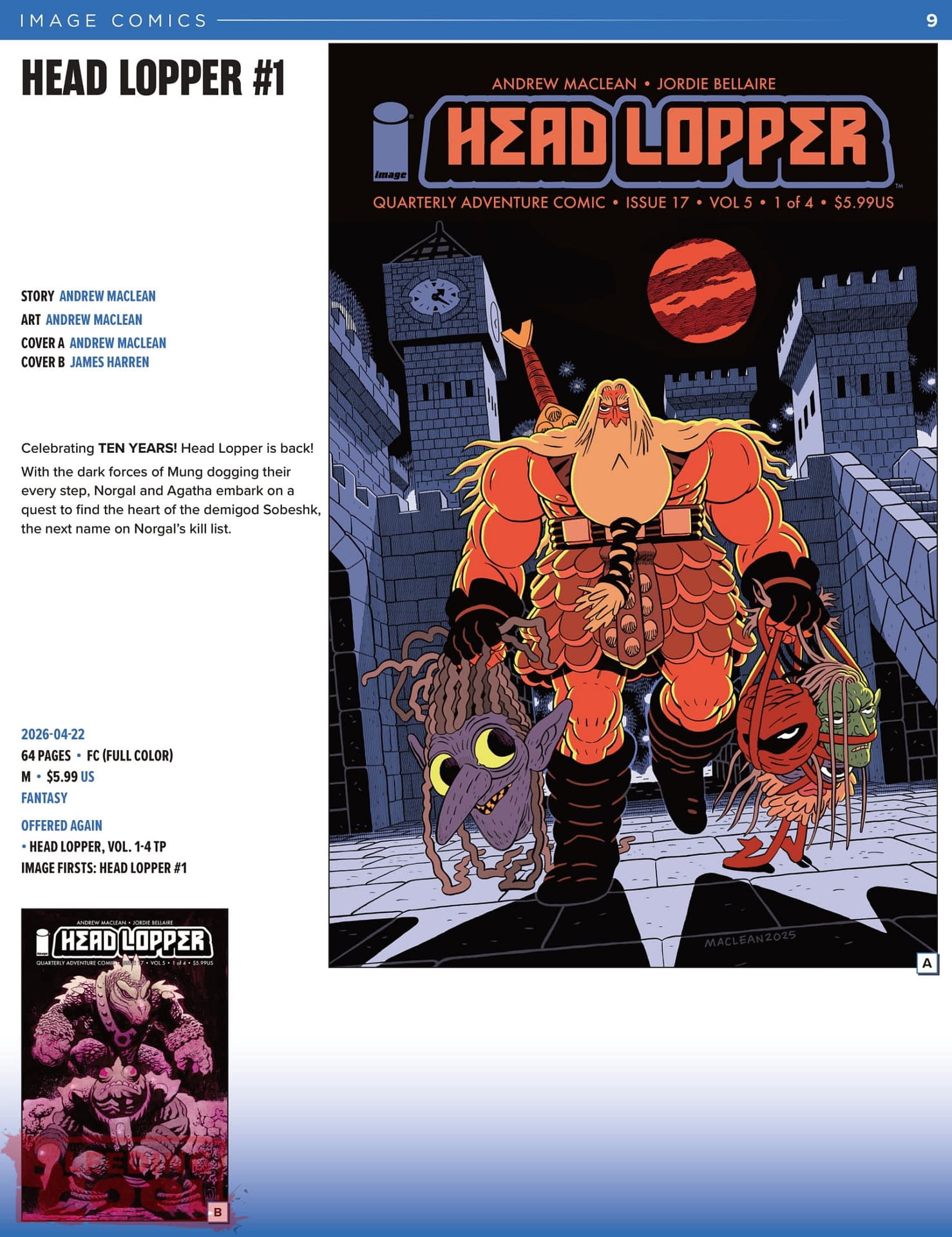 Image Comics Full April 2026 Solicits