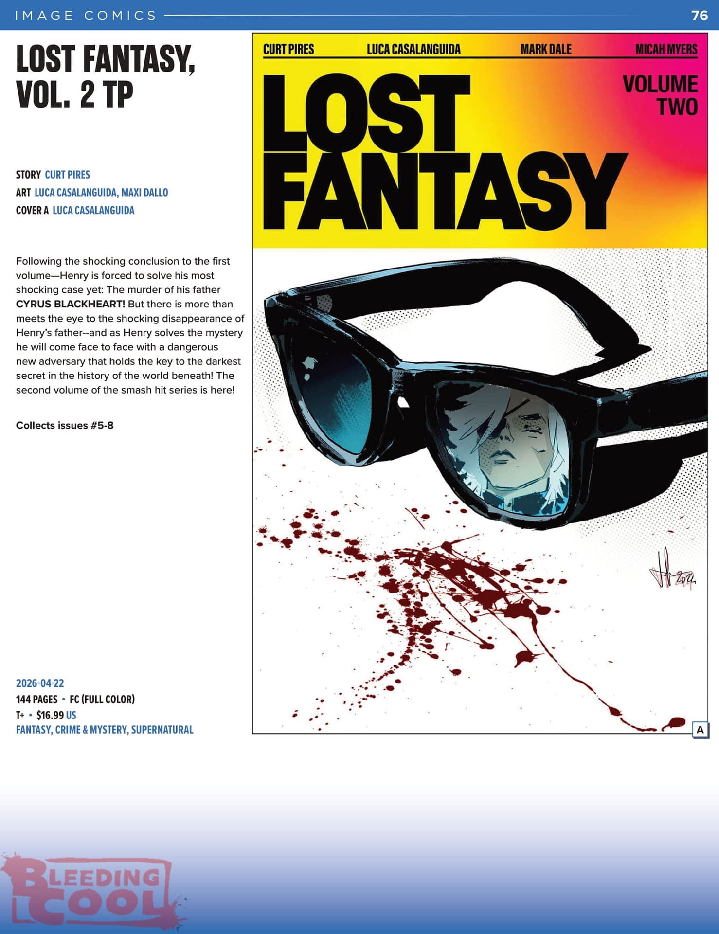 Image Comics Full April 2026 Solicits