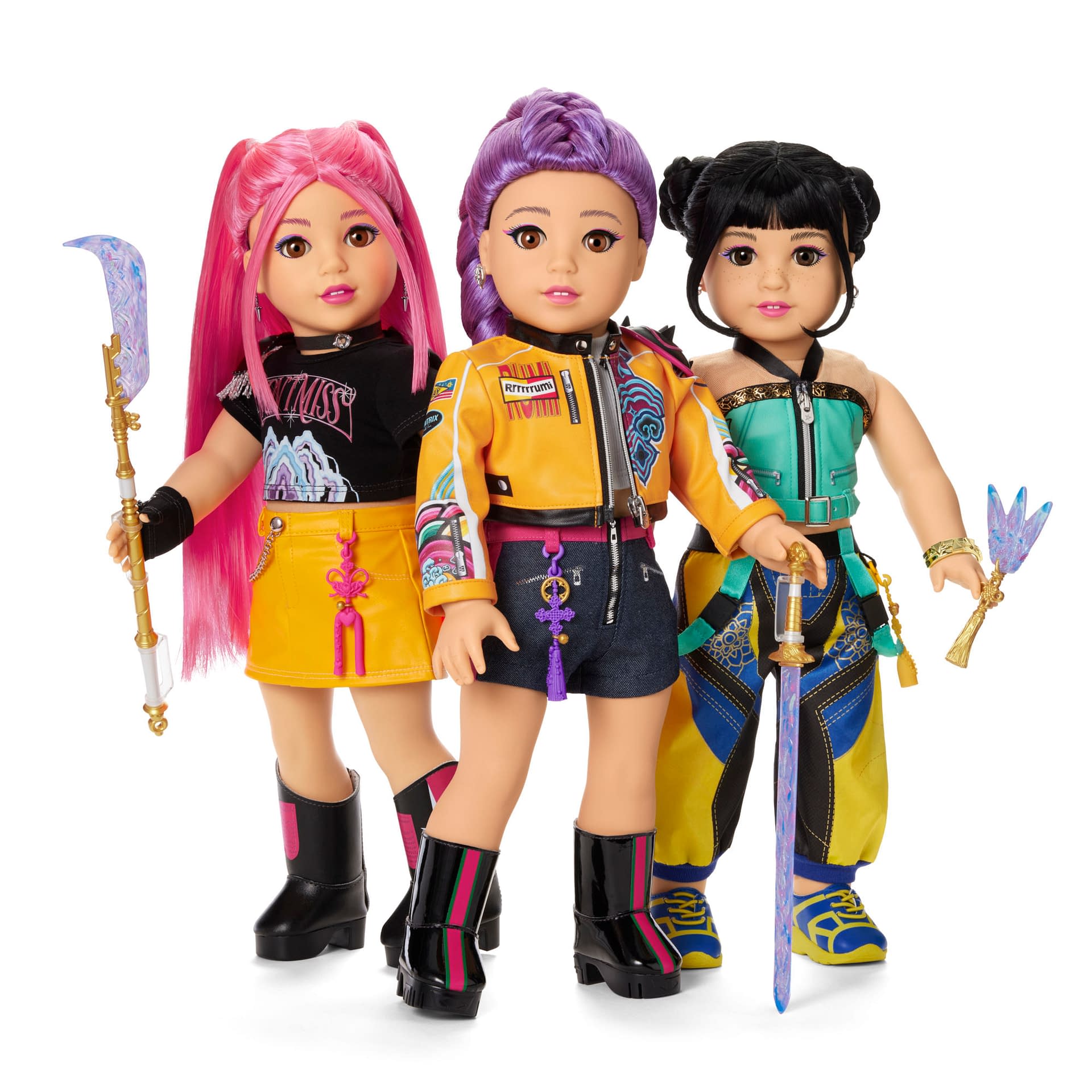 New America Girl x KPop Demon Hunters Dolls Up For Pre-Order