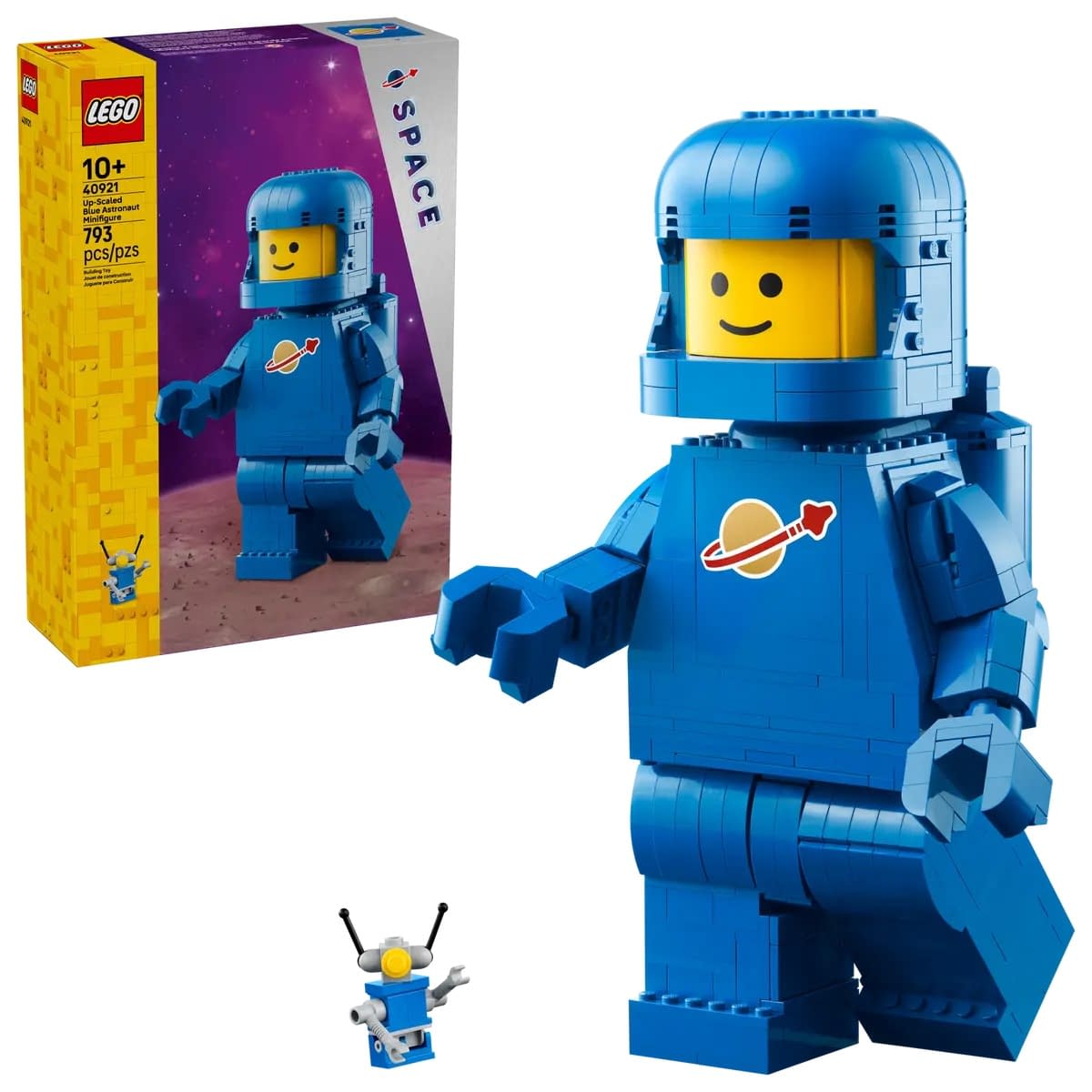 LEGO Debuts New Up-Scaled Blue LEGO Astronaut Minifigure Set