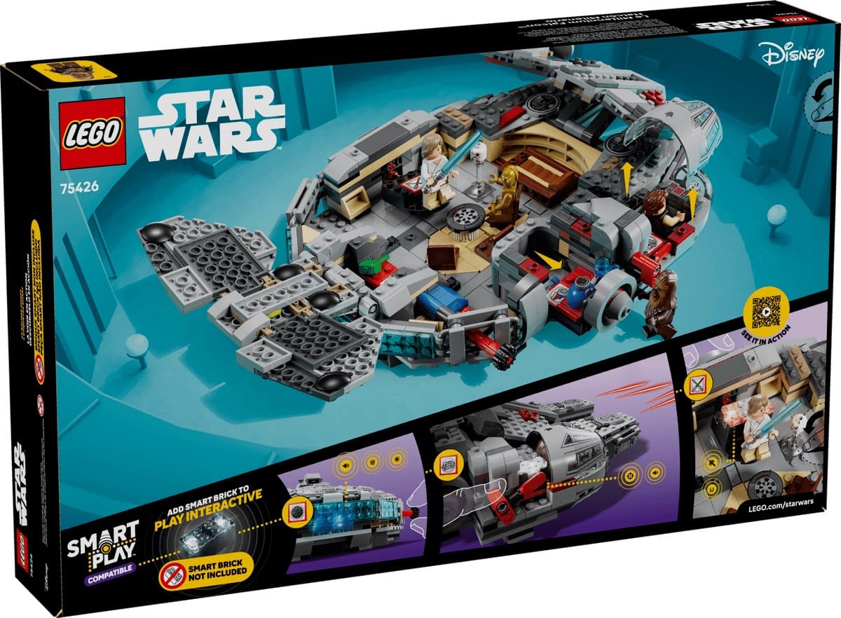 Take Flight with LEGO's New Star Wars SMART Play Millennium Falcon