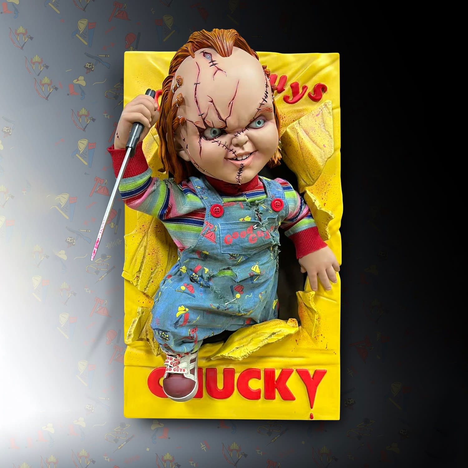 Hollywood Collectibles Reveals Life-Size Bride of Chucky 3D Wall Art