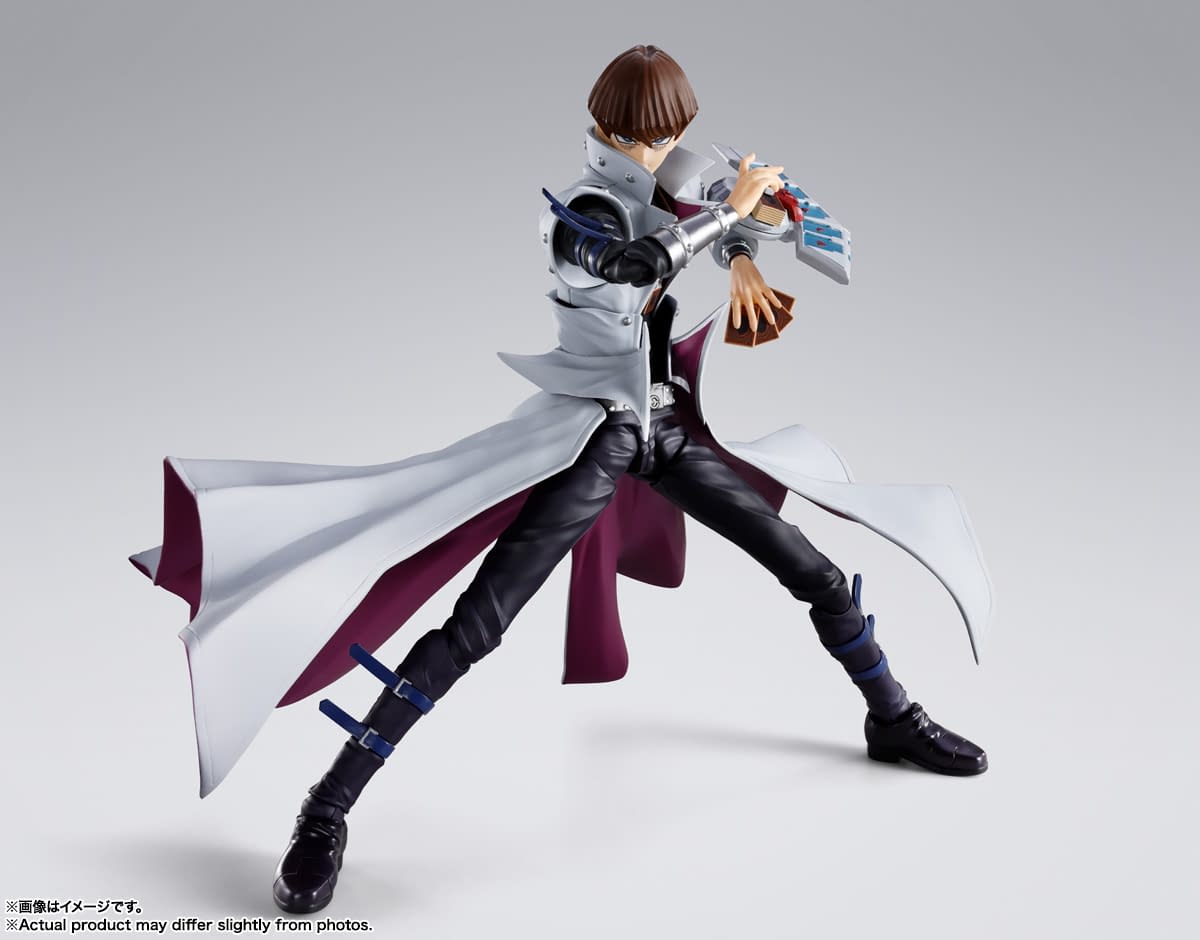 Seto Kaiba Arrives with New S.H.MonsterArts Yu-Gi-Oh! Figure