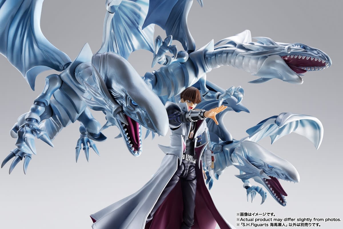 Seto Kaiba Arrives with New S.H.MonsterArts Yu-Gi-Oh! Figure