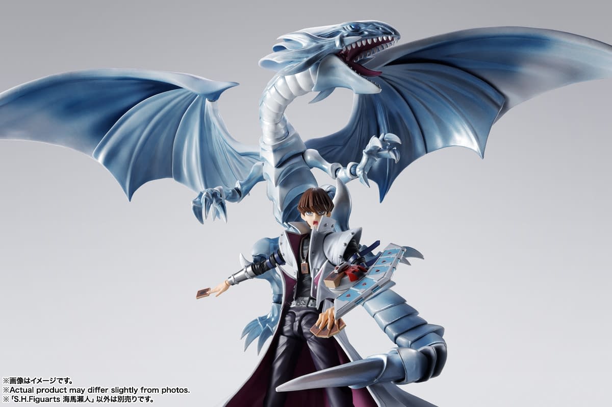 Seto Kaiba Arrives with New S.H.MonsterArts Yu-Gi-Oh! Figure