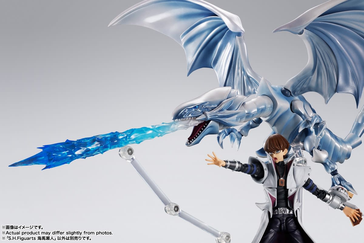 Seto Kaiba Arrives with New S.H.MonsterArts Yu-Gi-Oh! Figure