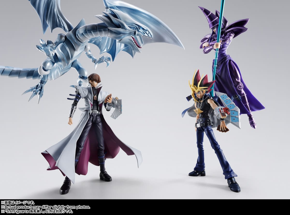 Seto Kaiba Arrives with New S.H.MonsterArts Yu-Gi-Oh! Figure