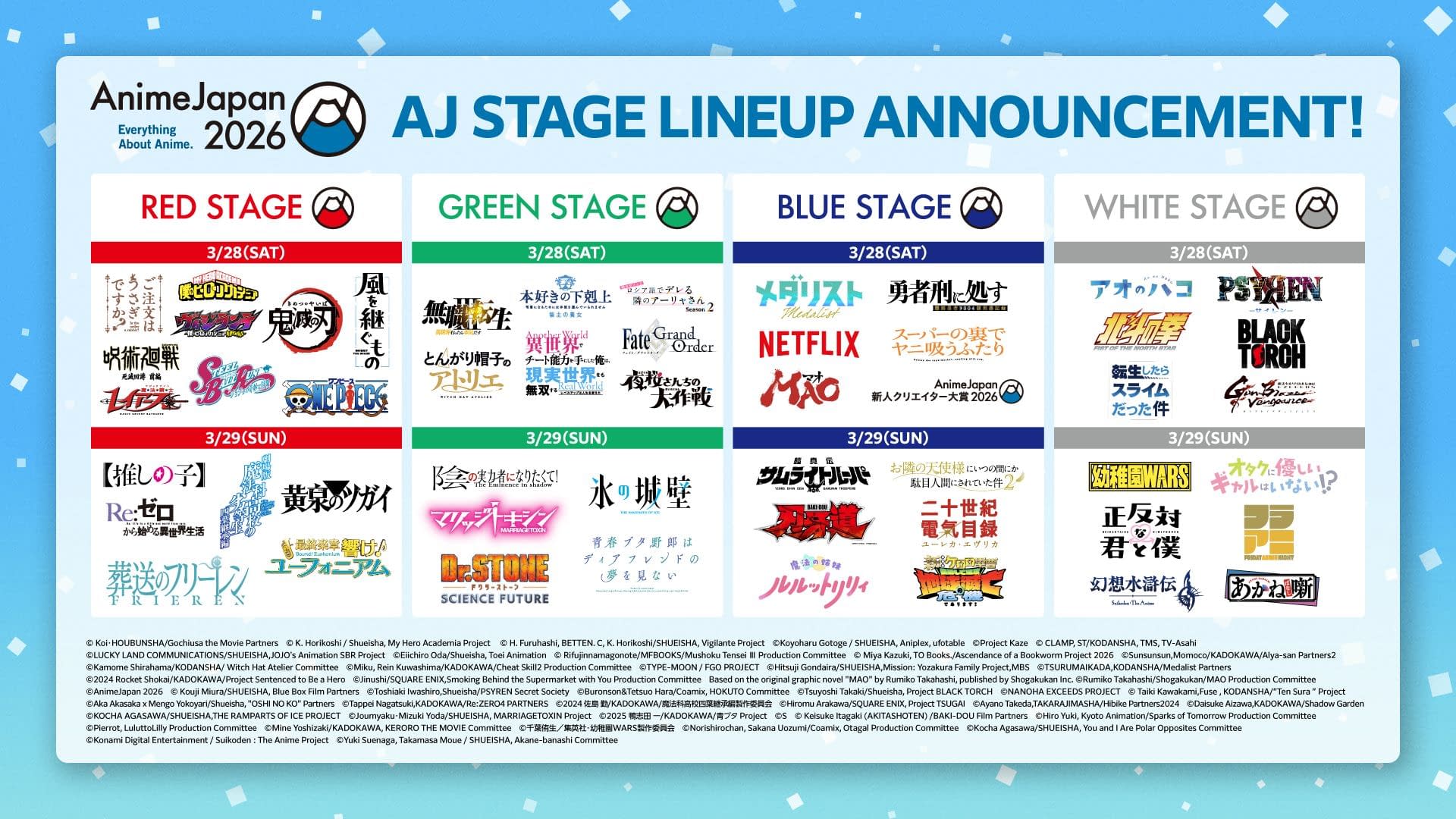 AnimeJapan 2026: One of the Biggest Conventions Returns in March 2026