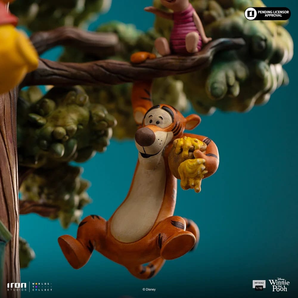 New Winnie the Pooh and Friends Statue Revealed by Iron Studios