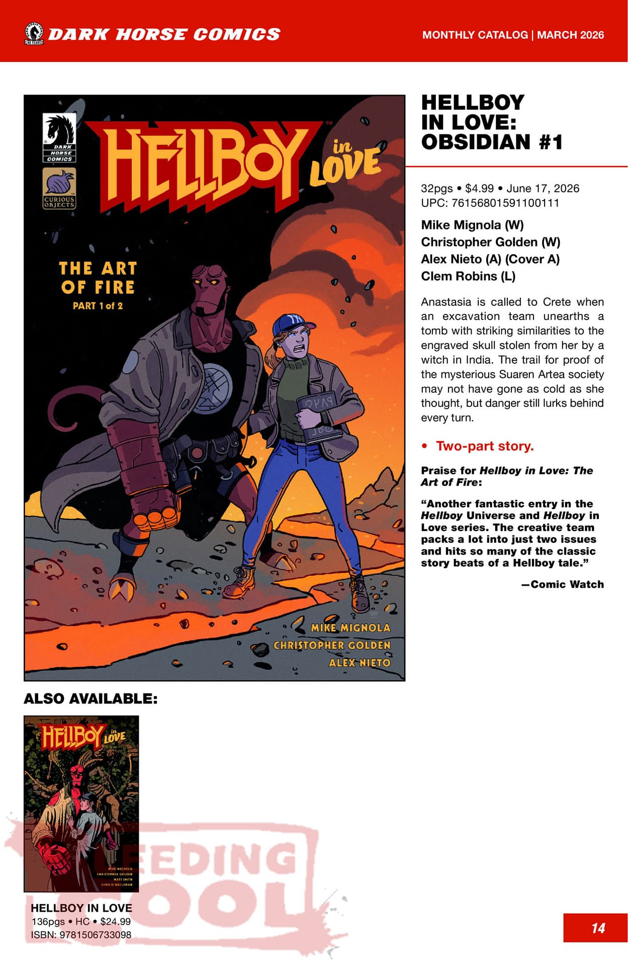 Dark Horse Comics June 2026 Full Solicits