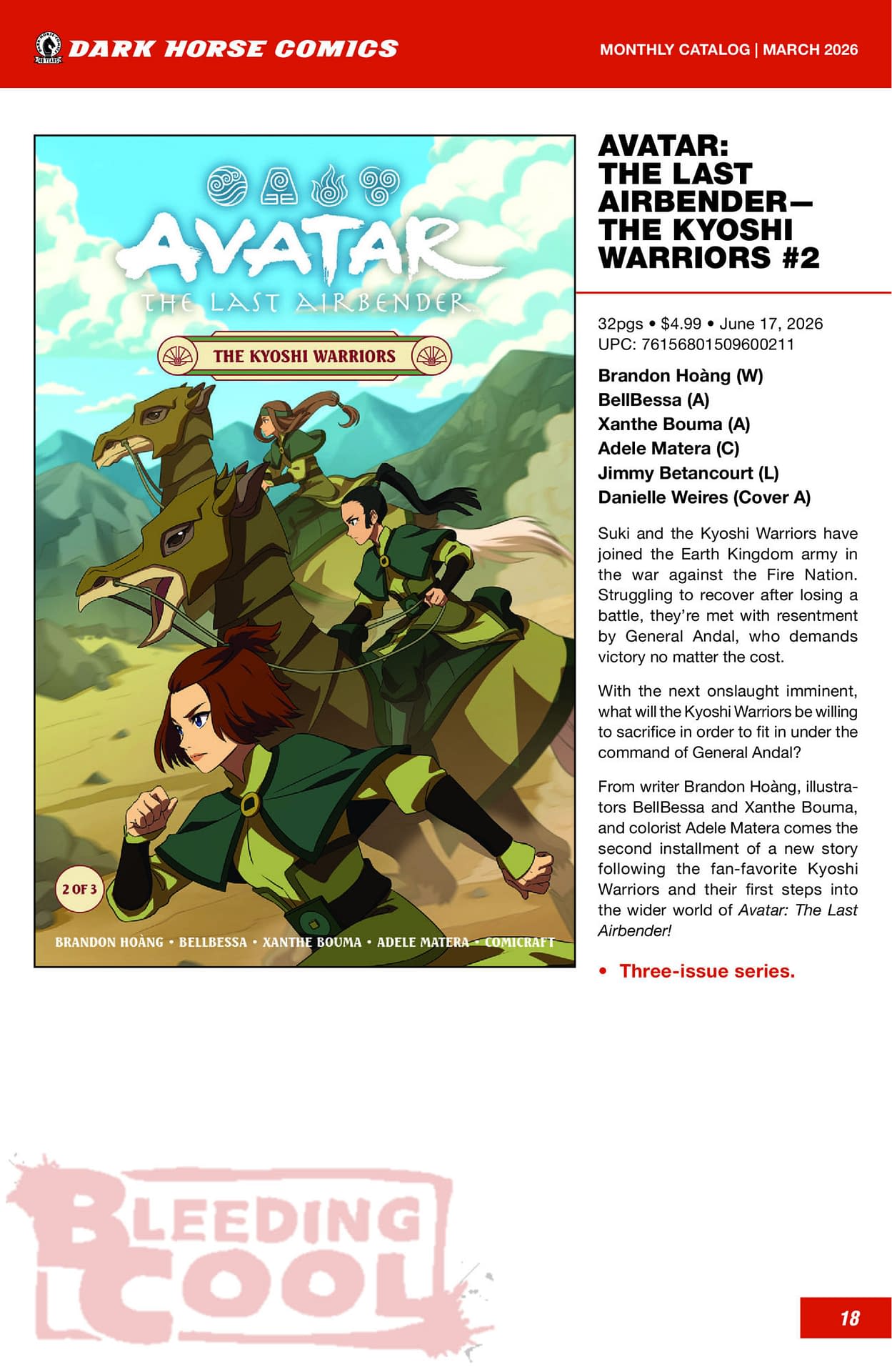 Dark Horse Comics June 2026 Full Solicits