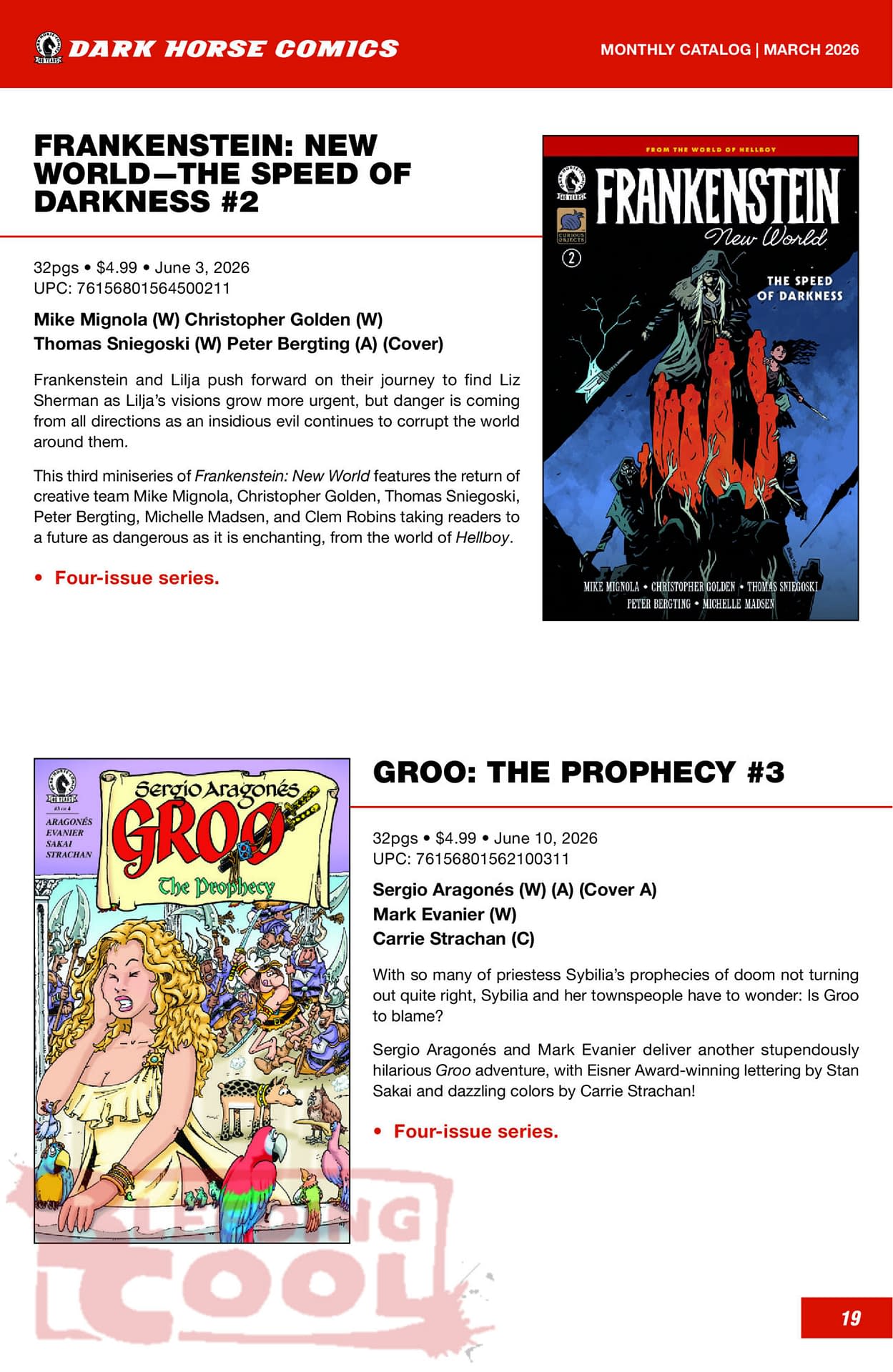Dark Horse Comics June 2026 Full Solicits