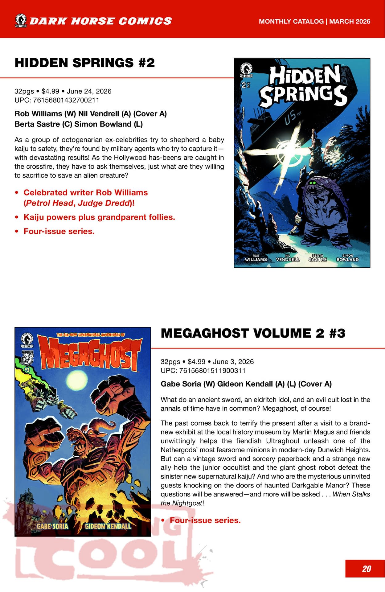 Dark Horse Comics June 2026 Full Solicits