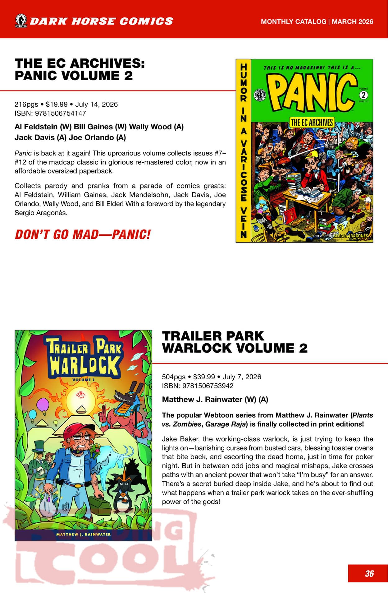 Dark Horse Comics June 2026 Full Solicits