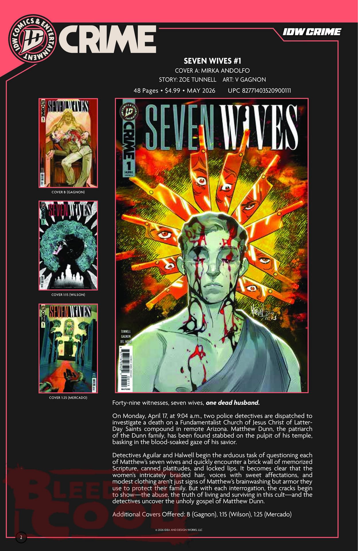 IDW Full May 2026 Solicits