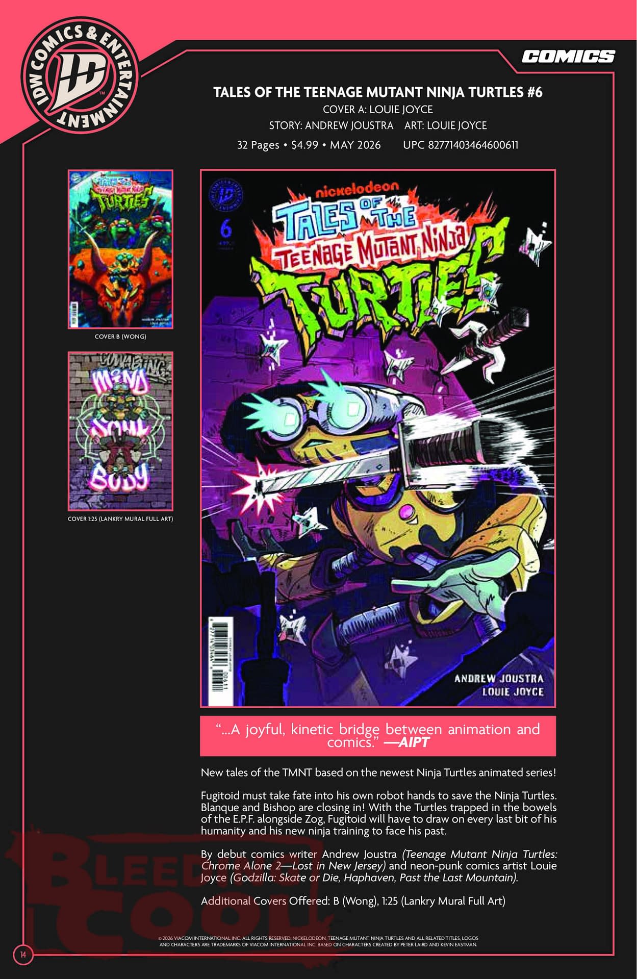 IDW Full May 2026 Solicits