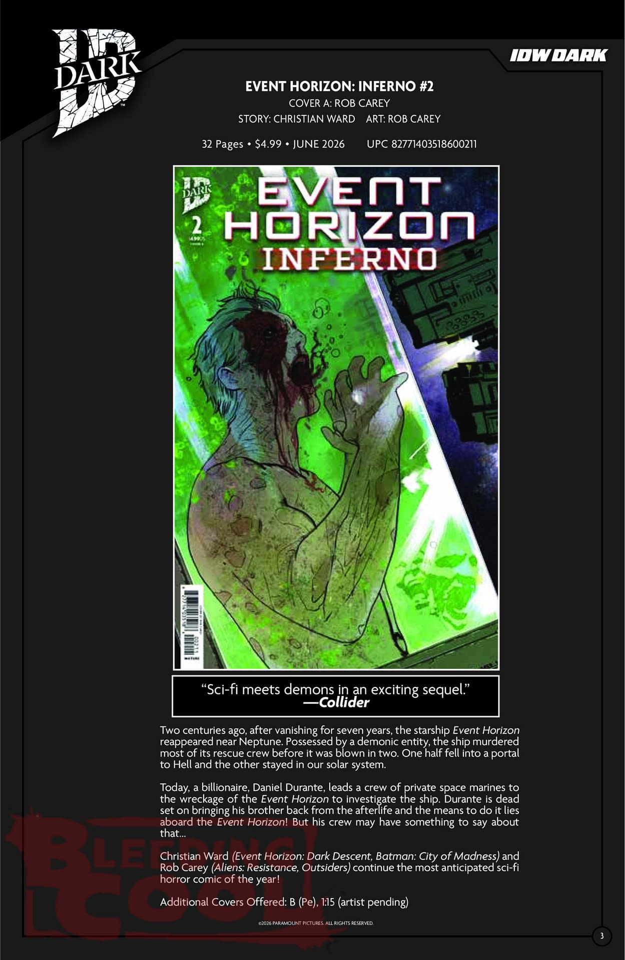 IDW Full May 2026 Solicits