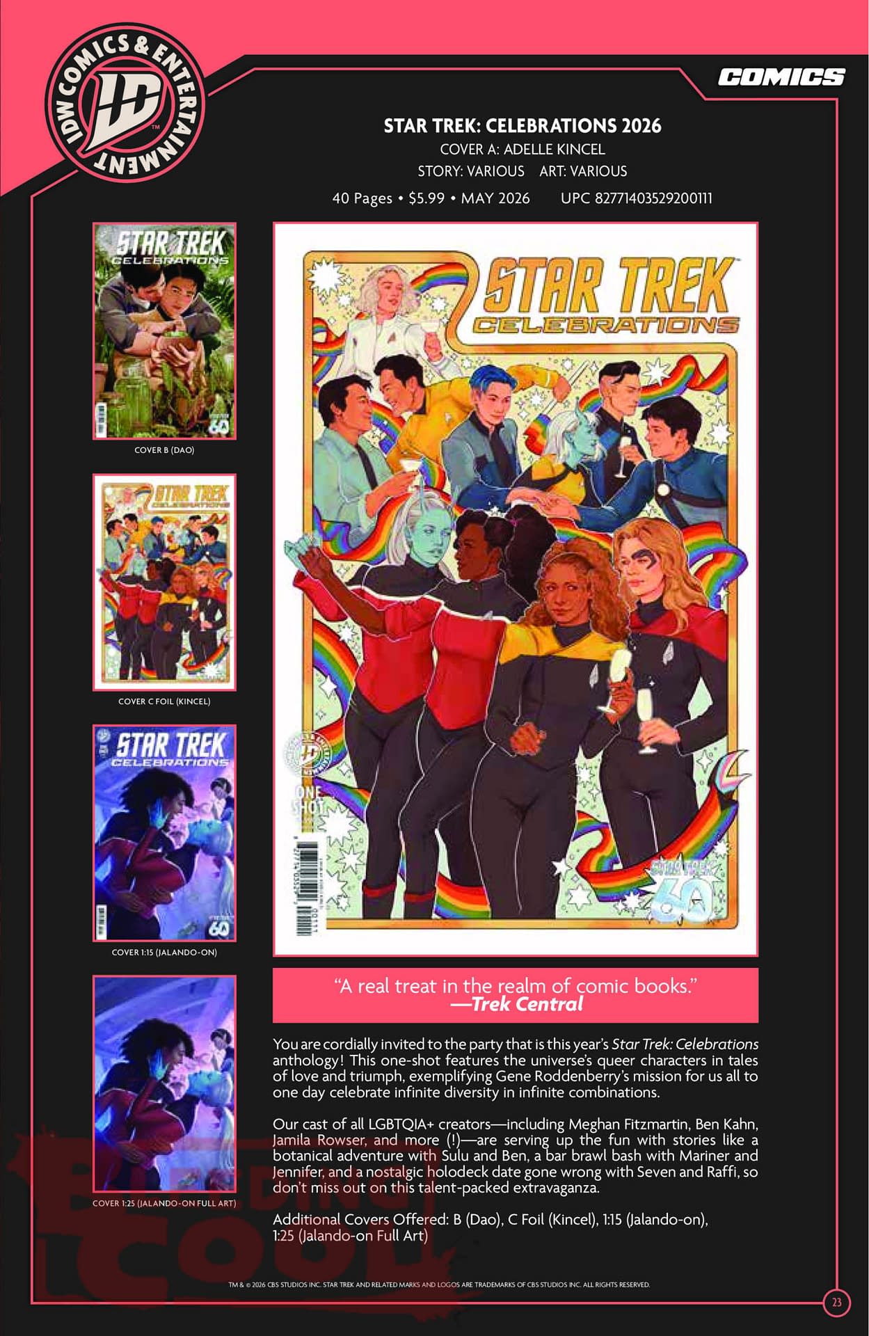 IDW Full May 2026 Solicits