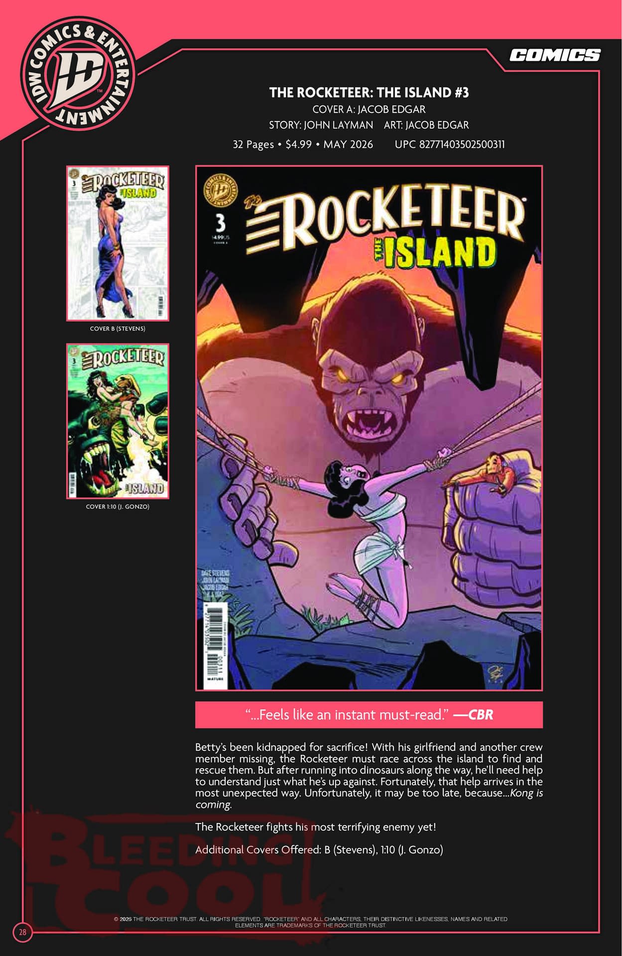 IDW Full May 2026 Solicits