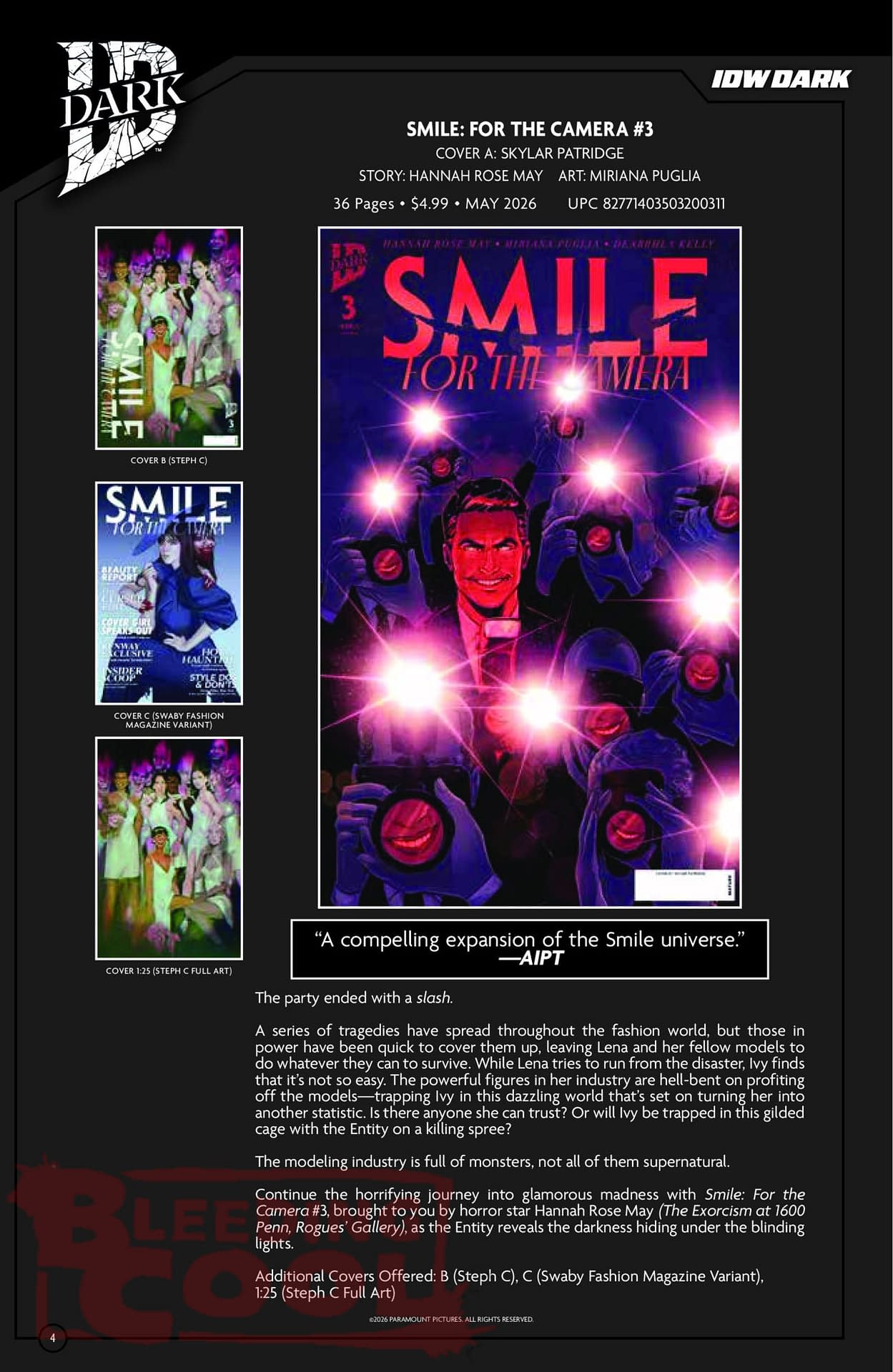 IDW Full May 2026 Solicits