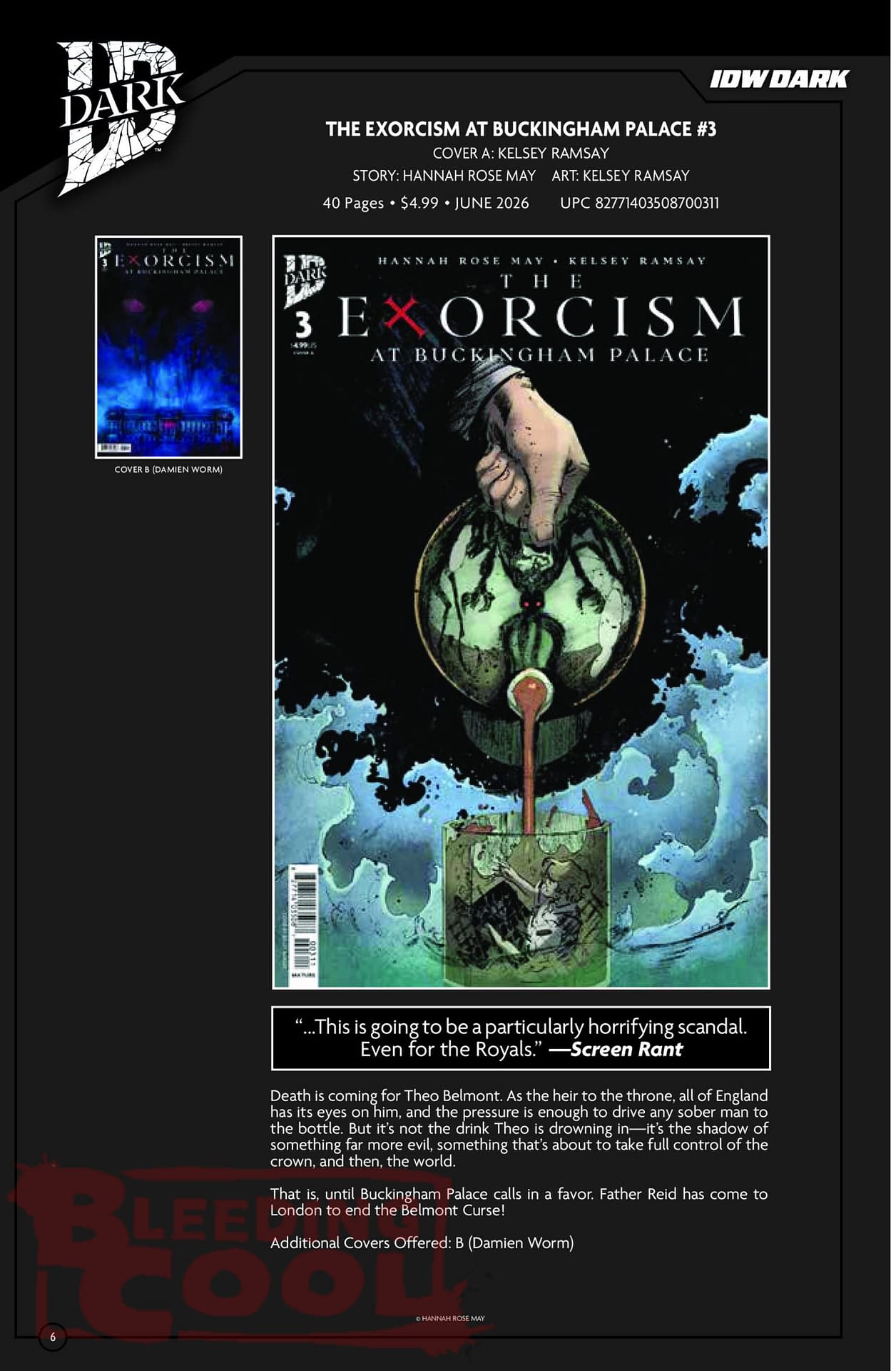 IDW Full May 2026 Solicits