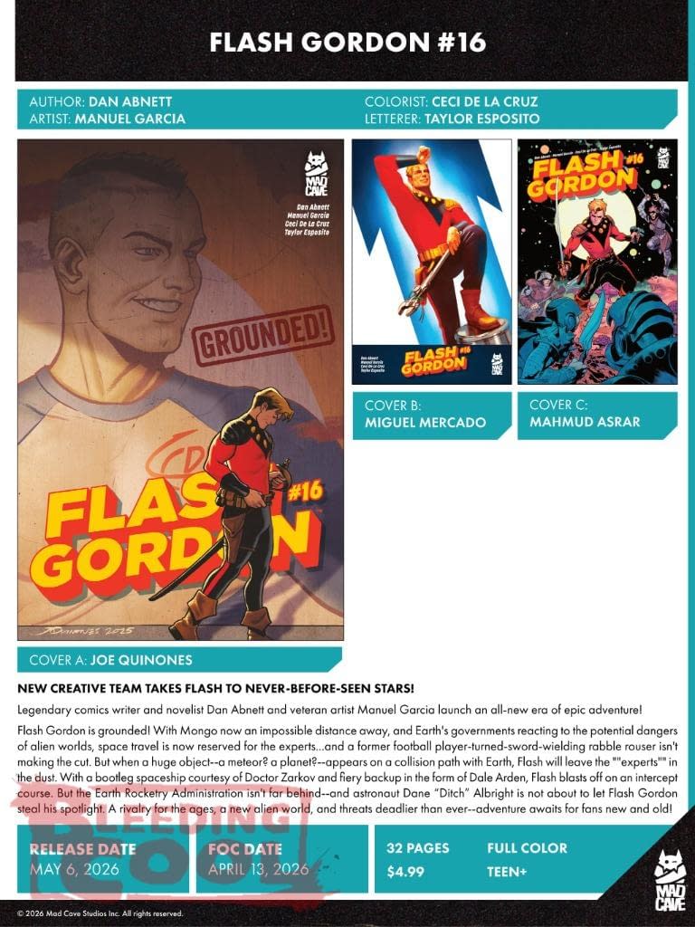 Mad Cave Studios May 2026 Full Solicits