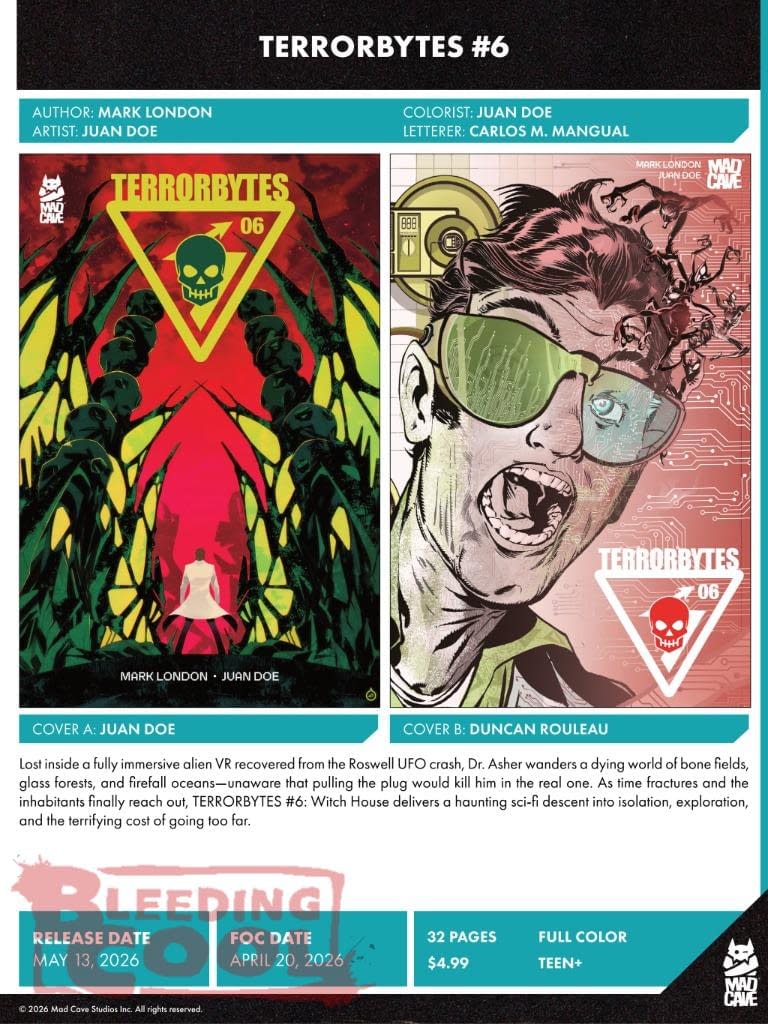 Mad Cave Studios May 2026 Full Solicits