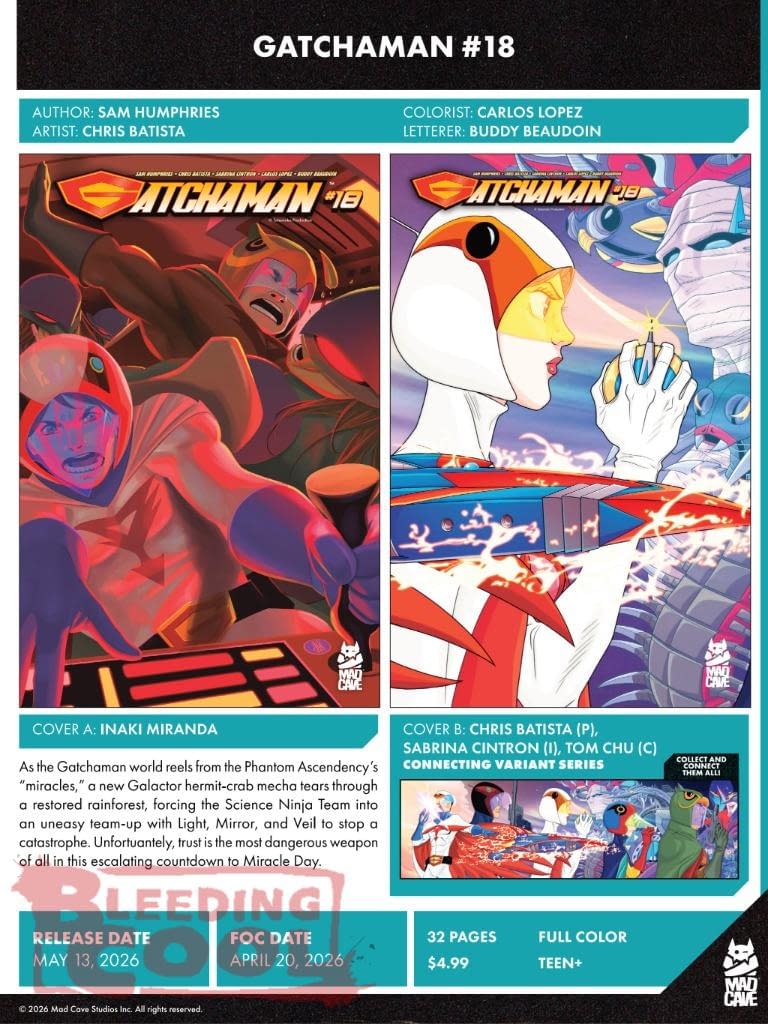 Mad Cave Studios May 2026 Full Solicits